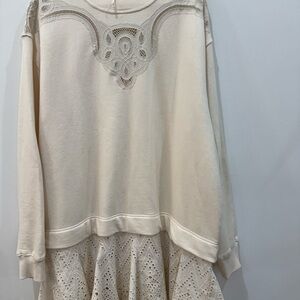 NWOT Free People Prairie Sweatshirt